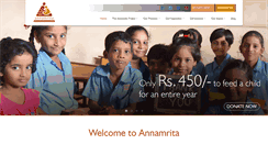 Desktop Screenshot of annamrita.org