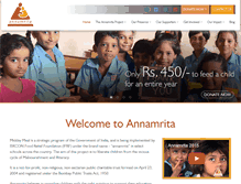 Tablet Screenshot of annamrita.org